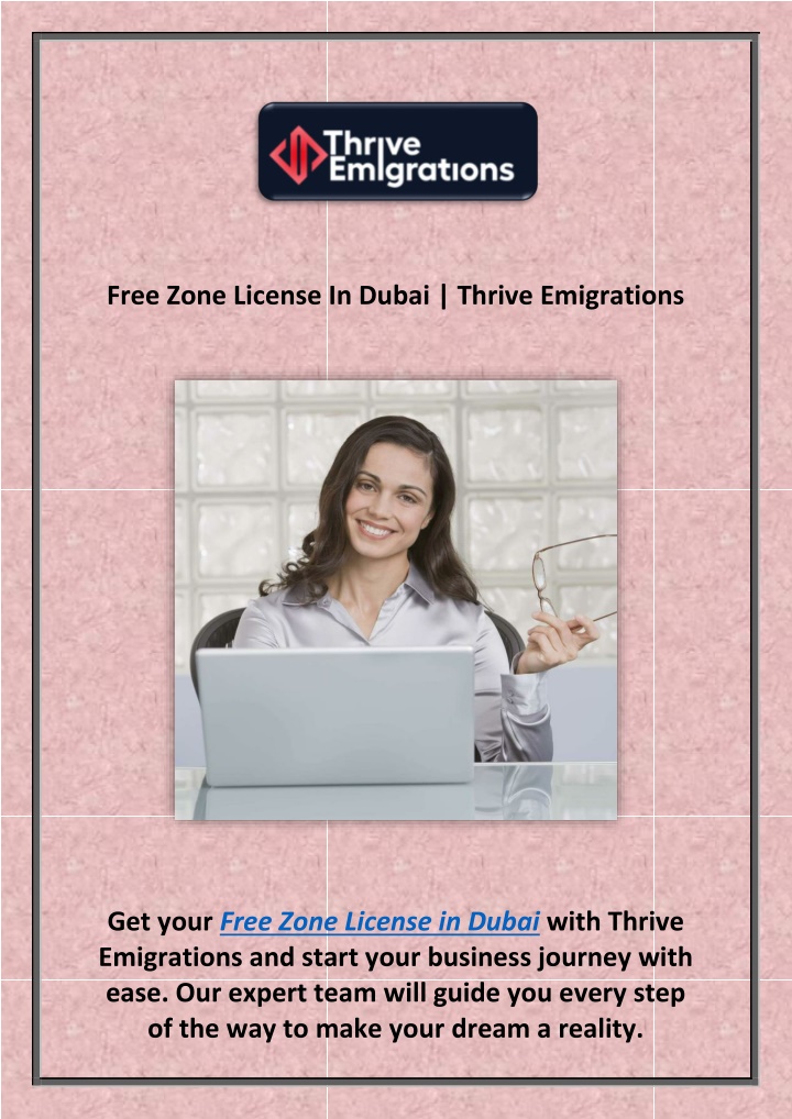 free zone license in dubai thrive emigrations