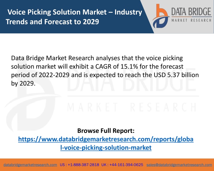 voice picking solution market industry trends