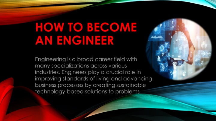 how to become an engineer