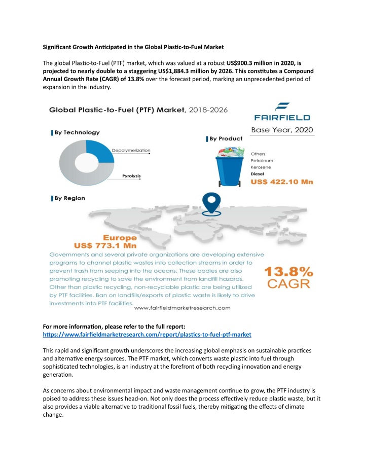 significant growth anticipated in the global