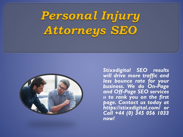 personal injury attorneys seo