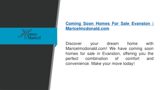 Coming Soon Homes For Sale Evanston  Maricelmcdonald.com