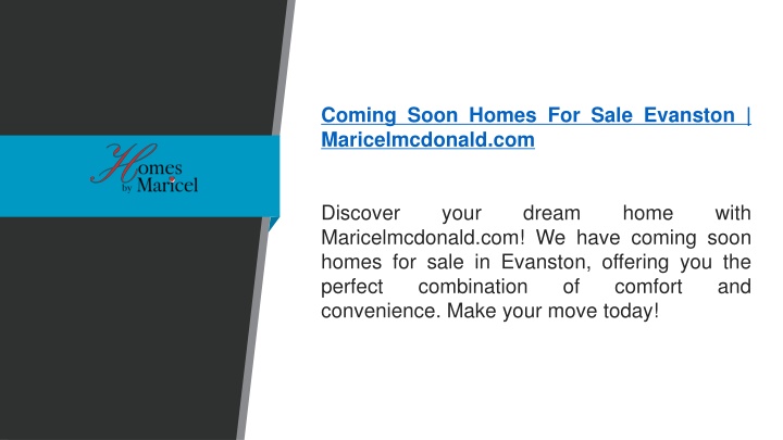 coming soon homes for sale evanston