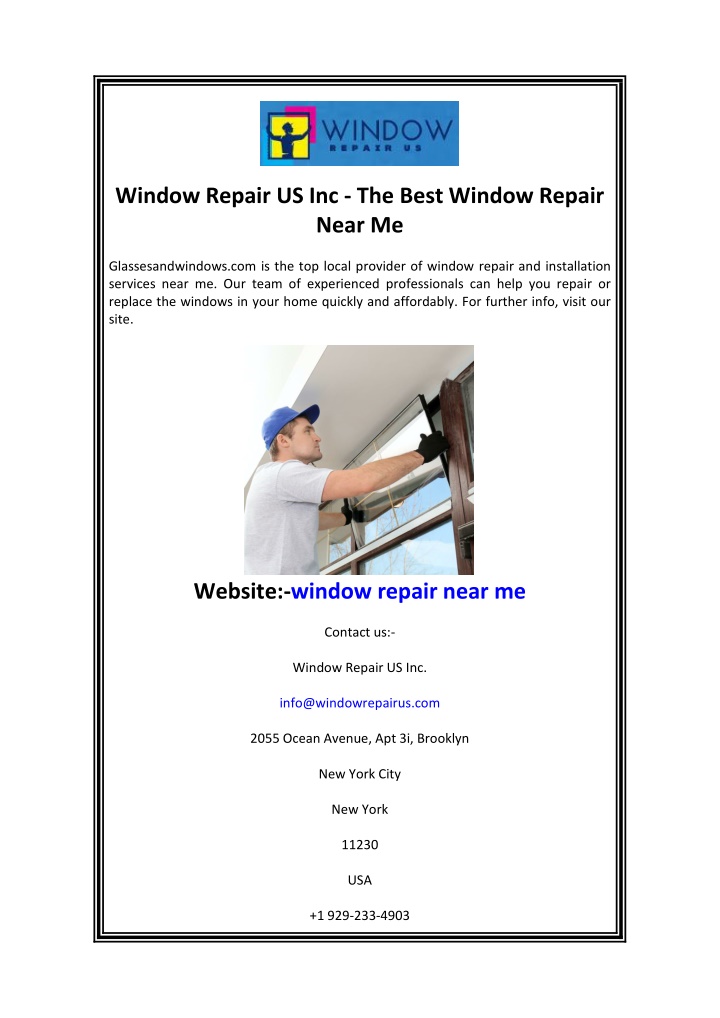 window repair us inc the best window repair near