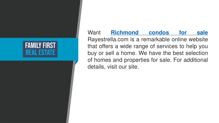 want richmond condos for sale rayestrella