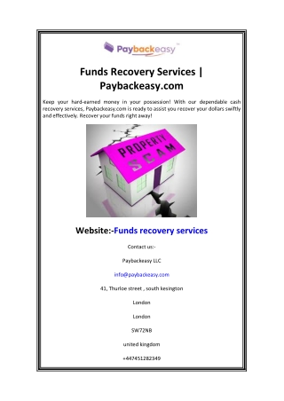 funds recovery services paybackeasy com