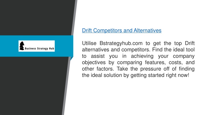 drift competitors and alternatives utilise