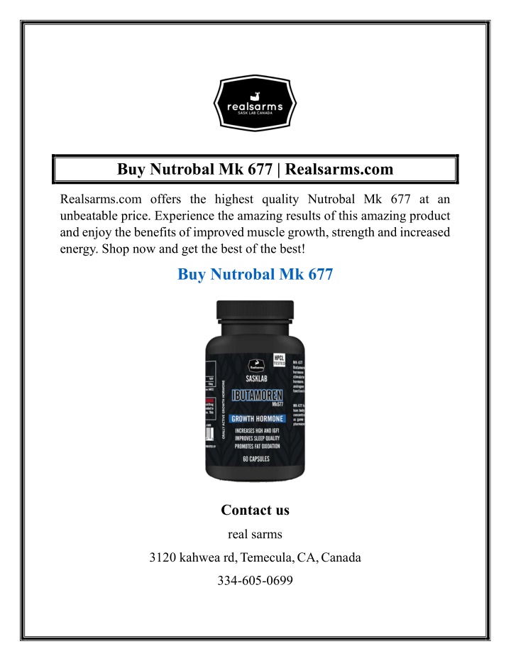 buy nutrobal mk 677 realsarms com