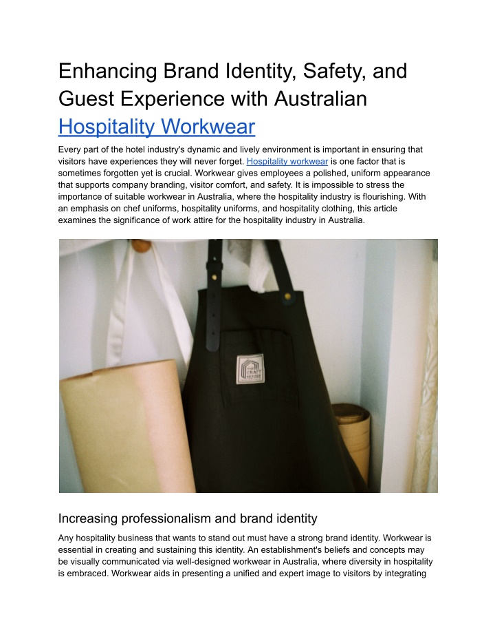 enhancing brand identity safety and guest