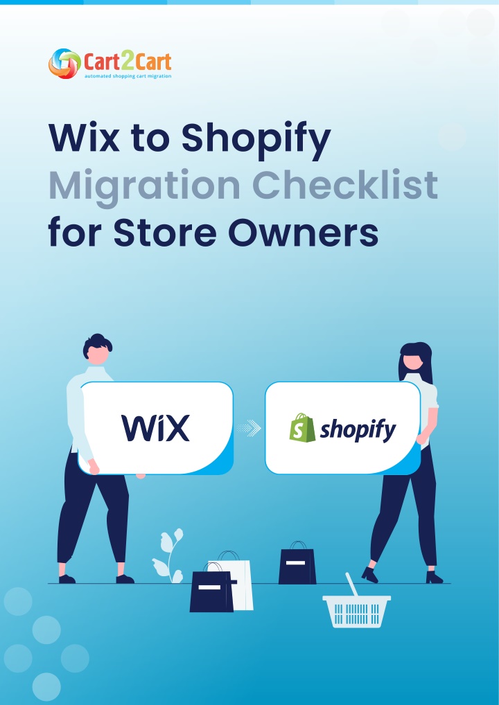 wix to shopify migration checklist