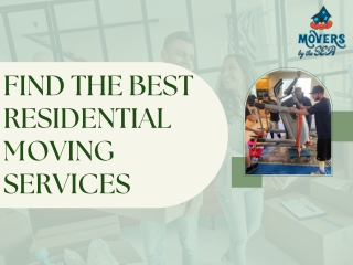 Find The Best Residential Moving Services