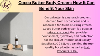 Skin Care Products Dubai | IBS LLC Supplies