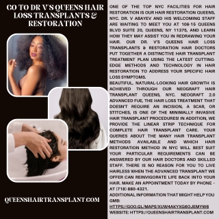 Go To Dr V's Queens Hair Loss Transplants & Restoration