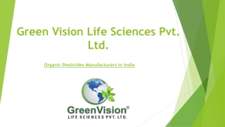 Green Vision Life Sciences Pvt Animal Division
