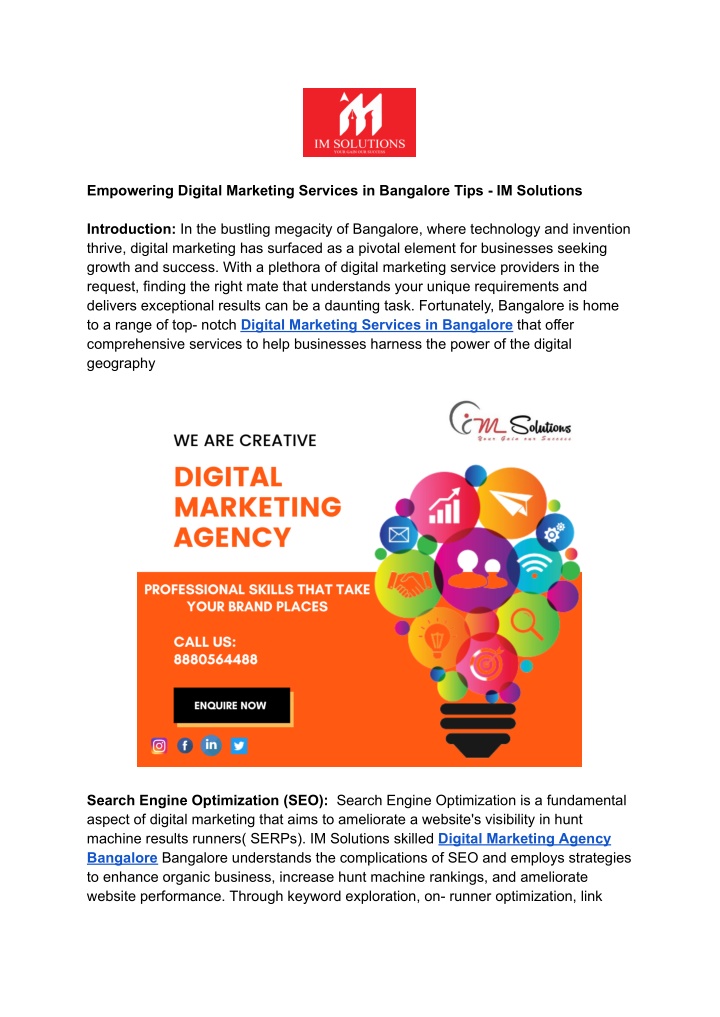 empowering digital marketing services