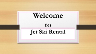 Find Jet Ski Rental Service in Miami South Beach