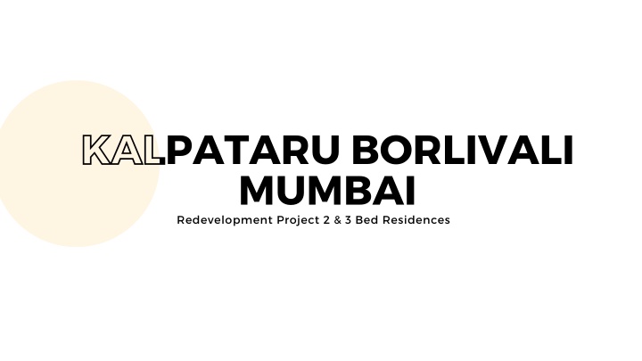 kalpataru borlivali mumbai redevelopment project