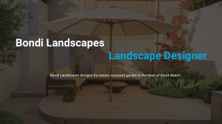 Landscape Designer | Bondi Landscape Designer