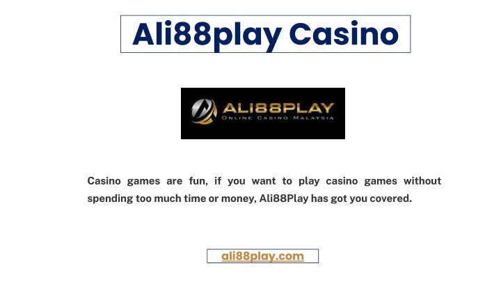 ali88play casino