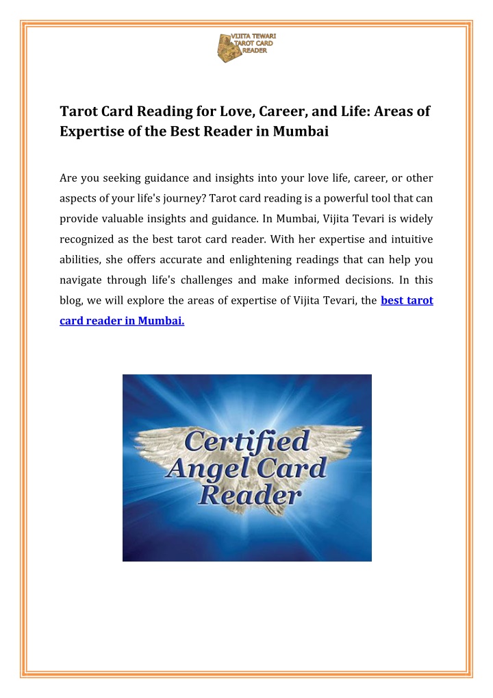 tarot card reading for love career and life areas