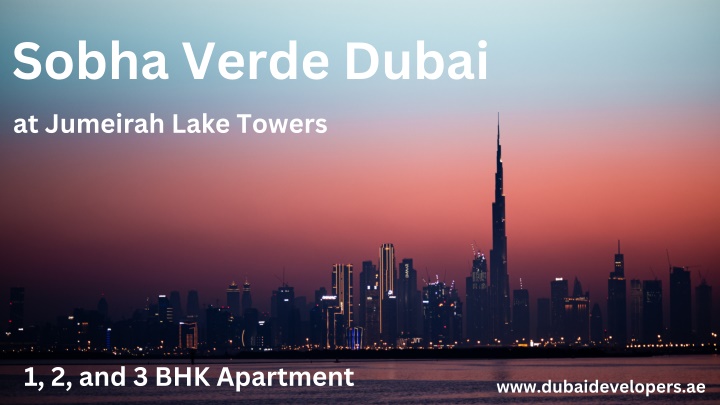 sobha verde dubai at jumeirah lake towers