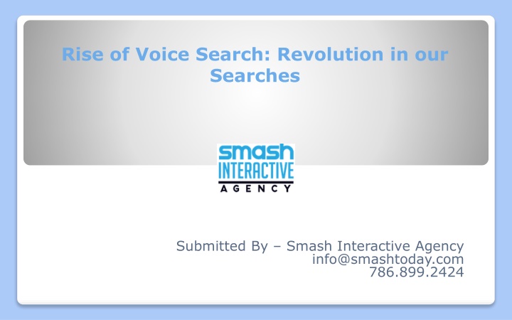rise of voice search revolution in our searches