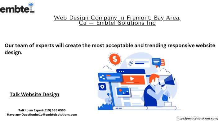 web design company in fremont bay area ca embtel