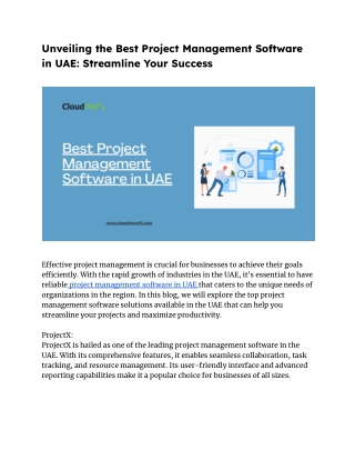 unveiling the best project management software