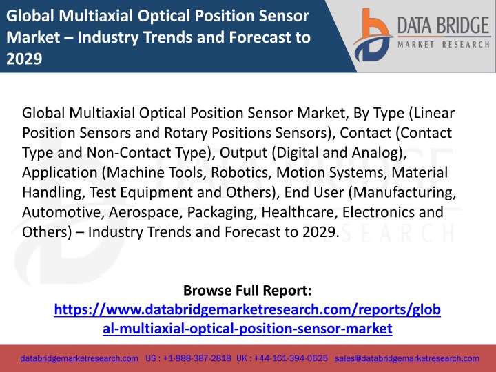 global multiaxial optical position sensor market