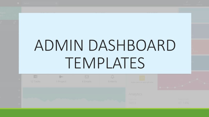 admin dashboard templates