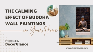 The Calming Effect of Buddha Wall Paintings in Your Home
