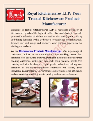 Royal-Kitchenwares-LLP-Your-Trusted-Kitchenware-Products-Manufacturer