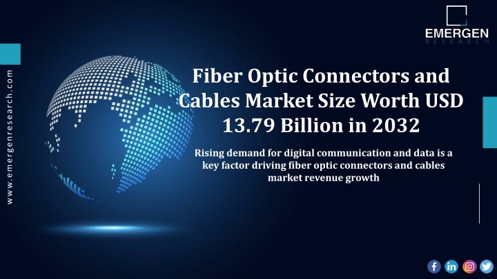 fiber optic connectors and cables market size