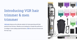 Introducing-VGR-hair-trimmer-and-men-trimmer (1)