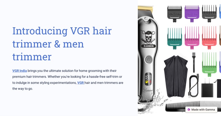 introducing vgr hair trimmer men trimmer