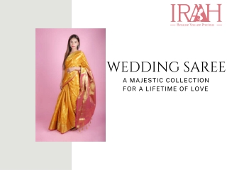 Buy Bridal Wedding Sarees Online | Trending Collection– Iraah.Store