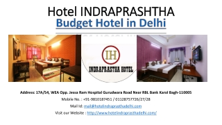 Budget Hotel In Delhi
