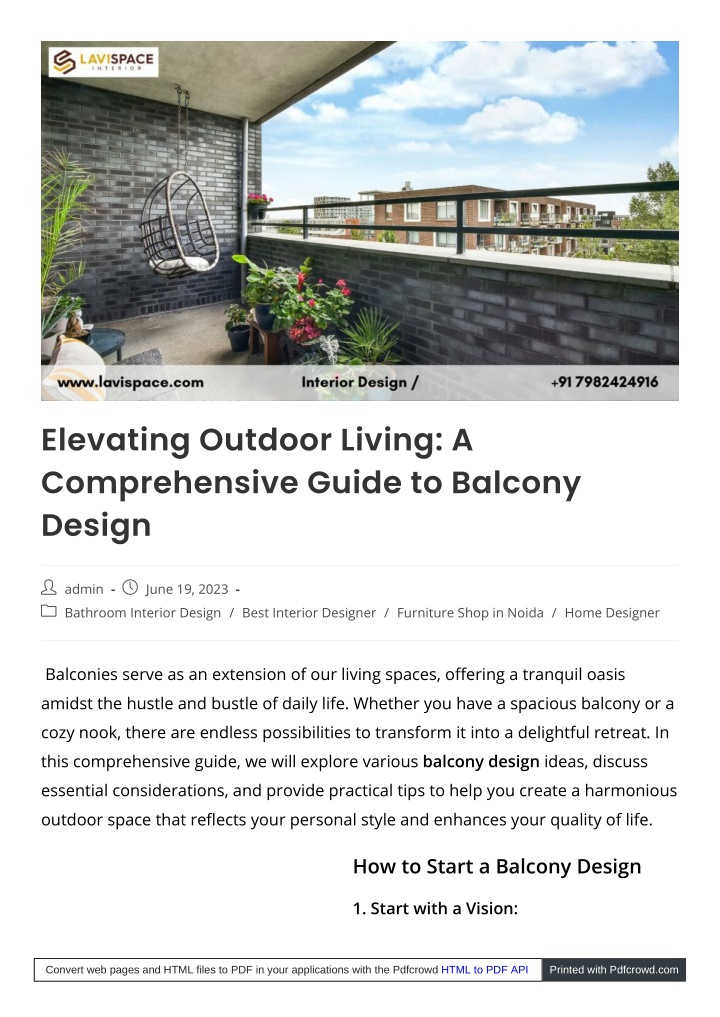 elevating outdoor living a comprehensive guide