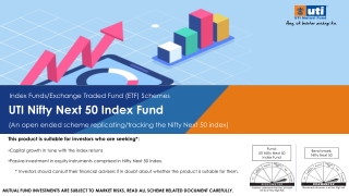 UTI Nifty Next 50 Index Fund - Invest in Nifty Next 50 Fund