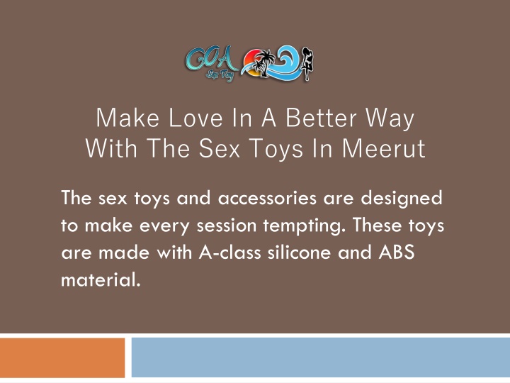make love in a better way with the sex toys in meerut
