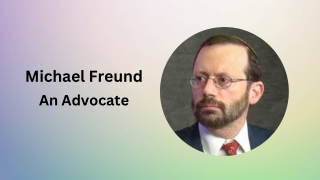 Michael Freund - An Advocate