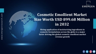 Cosmetic Emollient Market: An In-Depth Exploration of the Industry