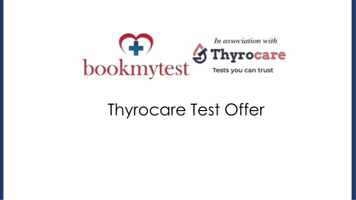 thyrocare test offer