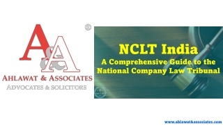 NCLT India: Empowering Corporate Justice and Resolving Insolvency Matters