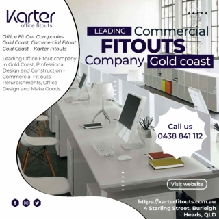 Office Fit Out Companies, Commercial Fitouts Gold Coast – Karter Fitout