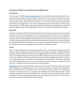 first quarter of 2023 in asia pacific carbon