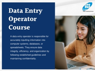 Data Entry Operator Course in Patiala
