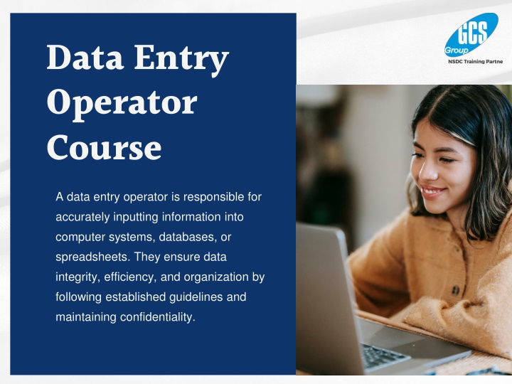 data entry operator course