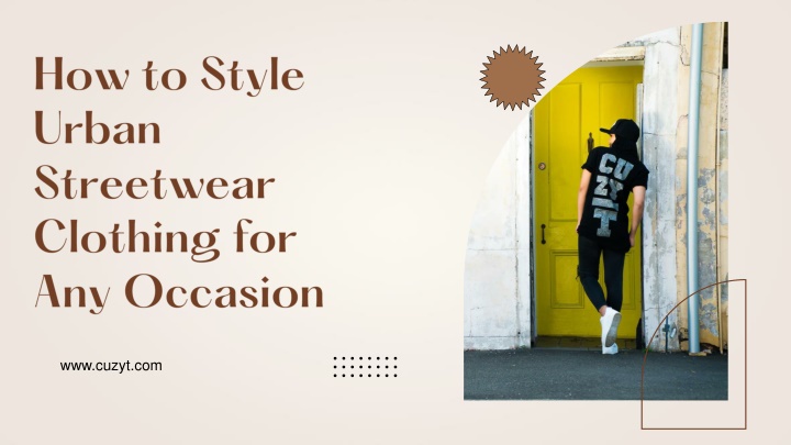 how to style urban streetwear clothing
