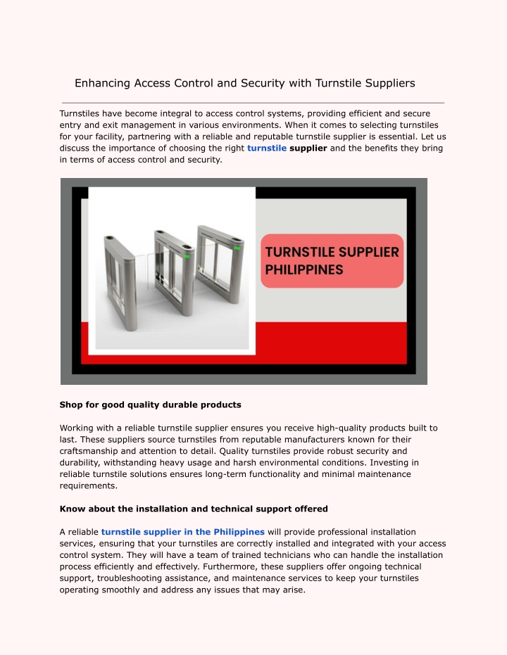 enhancing access control and security with